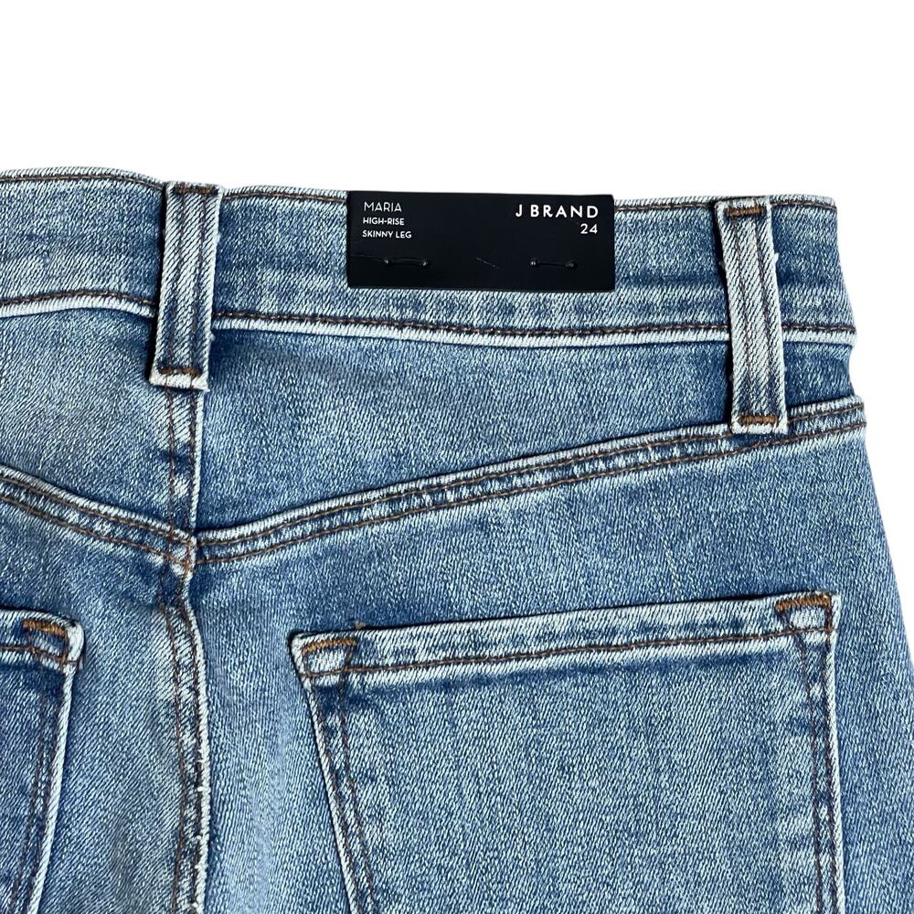 NWT J Brand Women's Maria High Rise Skinny Jeans Everlasting Wash Denim Size 24 - Picture 4 of 11